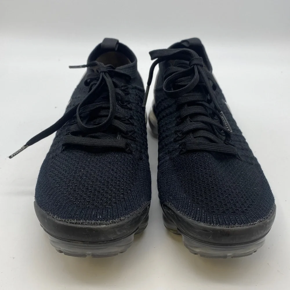 Nike Air VaporMax Flyknit 2 Mens 7 Black White Running Shoes 942842-001